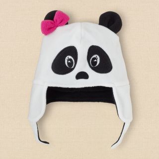 newborn   girls   panda fleece hat  Childrens Clothing  Kids 