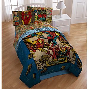 Our Marvel Whamm Bedding Collection is simply bursting with color and 
