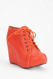 Jeffrey Campbell X UO Punched 99 Tie Wedge   Urban Outfitters