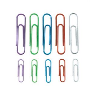 OfficeMax Translucent Color Paper Clips