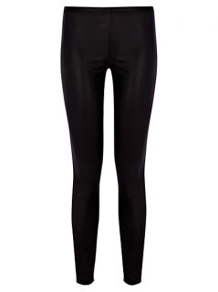 Buy Oasis Faux Leather Trousers, Black online at JohnLewis   John 