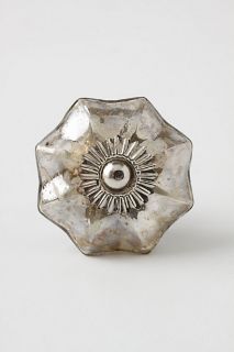 Mercury Glass Melon Knob   Anthropologie