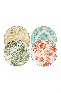 Wallpaper salad plates   Anthropologie