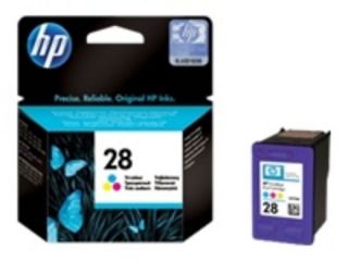 HP 28   Print cartridge ( replaces HP 27 )   1 x colour (cyan, magenta 