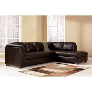 Signature Design by Ashley Princeton Leather 2 Piece Sectional Sofa 