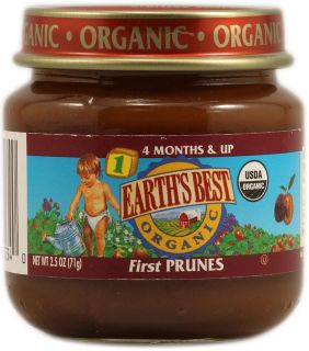 Earths Best Organic Baby Food Stage 1   Ages 4 Months and Up First 