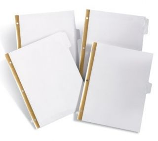 OfficeMax Index Dividers with White Laser Printer Labels
