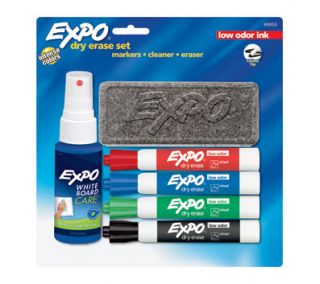 Expo 6 Piece Low Odor Dry Erase Marker Starter Kit