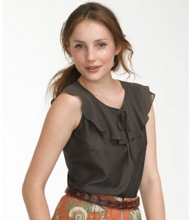 Flutter Collar Blouse Shirts and Tops   at L.L.Bean