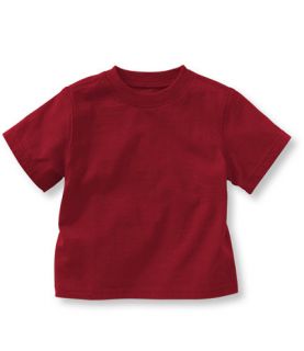Toddlers Unshrinkable Crewneck Tee, Short Sleeve Shirts  Free 