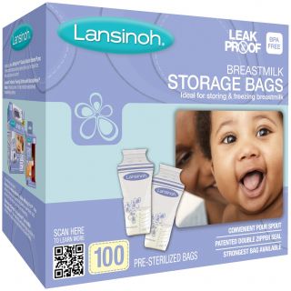 Lansinoh Breastmilk Storage Bags   100 ct   