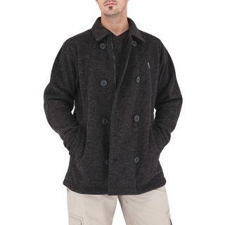 Royal Robbins Kaden Pea Coat Jacket (For Men) in Jet Black