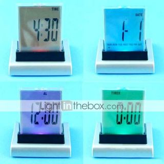 HIGHSTAR 7 LED Digital Alarm Clock Calendar and Thermometer (CEG088 
