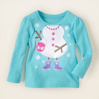 baby girl   snow girl graphic tee  Childrens Clothing  Kids Clothes 