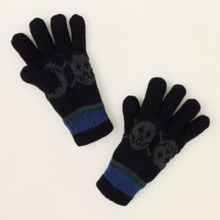 boy   outerwear   accessories   knit skull gloves  Childrens 