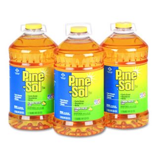 Pine Sol Lemon Scent All Purpose Cleaner, 144 Oz., 3 Bottles per 