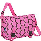 Wildkin Big Dots Pink Jumpstart Messenger Bag