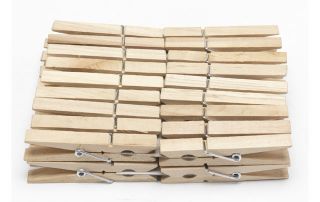 Wooden Pegs   36 Pack from Homebase.co.uk 