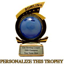 Academy Trophies Bowling Crown Trophy   