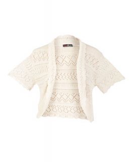 Off White (Cream) Lovedrobe Off White Crochet Shrug  257104511  New 