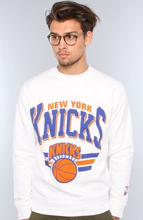 Mitchell & Ness The New York Knicks Sweatshirt in White  Karmaloop 