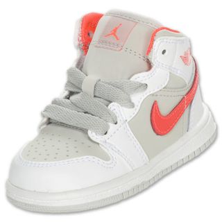 Air Jordan 1 Toddler Basketball Shoes  FinishLine  White/Bright 