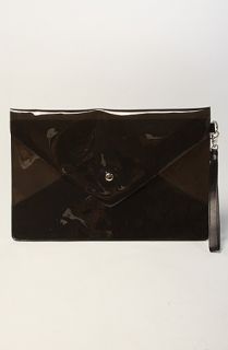 Jeffrey Campbell The Big Mike Clutch in Black Clear  Karmaloop 
