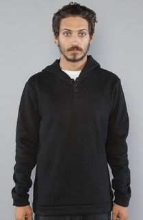 All Day The Henley Sweatshirt Hoody in Jet Black  Karmaloop 