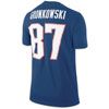 Nike NFL Player T Shirt   Mens   Rob Gronkowski   Patriots   Navy 