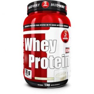 Complete sua suplementação com Whey Protein 1kg Midway.