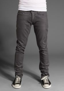 KILL CITY Wire Fit Wax Coated Stretch Twill Jean in Grey at Revolve 