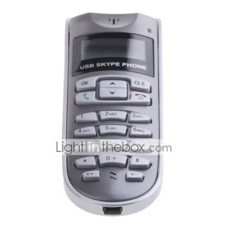 USD $ 15.99   VOIP USB LCD Internet Phone for Skype with Wall Mount 