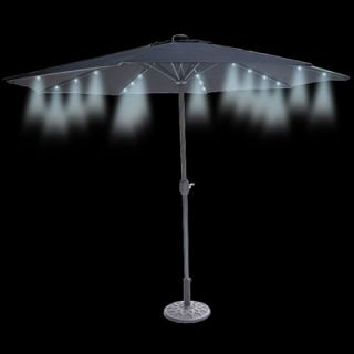 Foot Market Umbrella with Solar LED Lights  Meijer