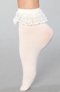 Intimates Boutique The Prissy Lace Ruffle Socks  Karmaloop 