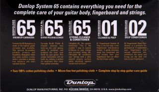 Dunlop System 65 Guitar Maintenance Kit  Sweetwater