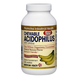 Buy the American Health Chewable Acidophilus with Bifidus  Banana on 