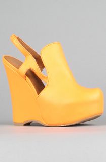 Jeffrey Campbell The Darian Shoe in Neon Orange  Karmaloop 