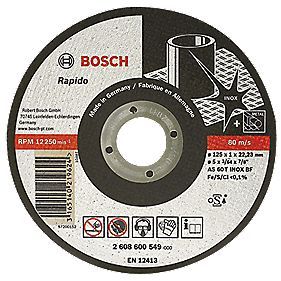 Bosch Cutting Disc 115 x 22.2 x 1mm  Screwfix