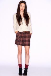 Teens  Sale  Teens Michelle Plaid Double Pocket Shorts