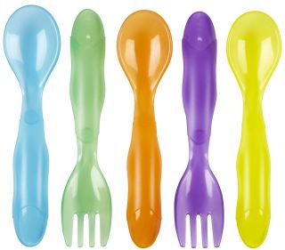 The First Years Take & Toss Toddler Flatware   16 Pk   