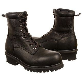 Mens Florsheim Work 9 Logger Boot Black Shoes 