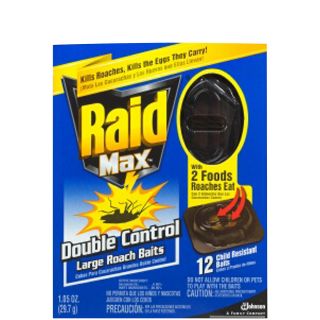 Raid Max Double Control Large Roach Bait   