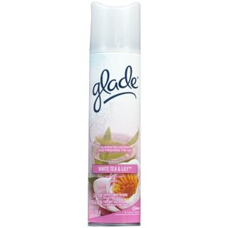 Glade Air Freshener Aerosol Spray, White Tea & Lily   
