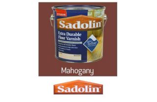 Sadolin Extra Durable Floor Varnish   Mahogany   750ml from Homebase 