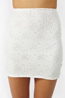 Exposed Skirt   White Lace in Clothes at Nasty Gal 