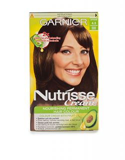 Permanent Hair Color 4,3   Garnier Nutrisse   Cappuccino   Hair colour 