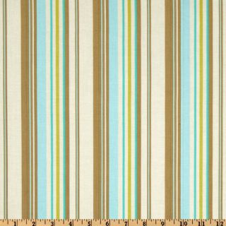 Amy Butler Daisy Chain Happy Stripe Grey   Discount Designer Fabric 