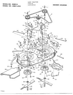 Model # 40601A Murray Lawn tractor   Steering page 2 (33 parts)