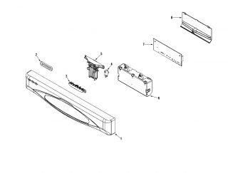 ADMIRAL Admiral dishwasher Supplemental information Parts  Model 