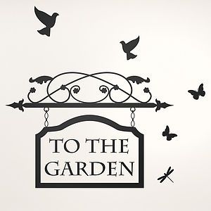 Personalised Sign Vinyl Wall Sticker   home & garden sale
